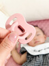 苏维妮（suavinex）安抚奶嘴0-3-6个月18个月以上新生儿婴儿宝宝防胀气一体式硅胶 粉色 0-6个月适用 1只装 实拍图