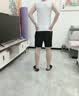 必行（bisual）男士纯棉短袖t恤运动打底衫男无痕内衣V领紧身背心透气吸汗衫男 背心（银灰+白色） XL (175) 适合（120-140斤） 实拍图