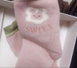 尼多熊儿童袜子秋冬婴儿棉袜女宝宝中筒袜毛圈加厚保暖冬季女童袜 晒单实拍图