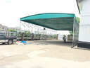 宥彪电动推拉雨棚仓库过道伸缩雨棚户外篮球场顶蓬物流收缩移动遮阳棚 方案图纸设计 实拍图