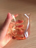 曼薇 无铅玻璃杯子居家茶杯高颜值水杯牛奶杯家用啤酒杯威士忌洋酒杯饮料果汁杯 琥珀＋金边 实拍图