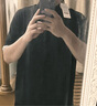 我的速度polo衫男夏季薄款翻领纯色简约休闲保罗上衣服男商务百搭男士短袖 黑色 180/XL 实拍图