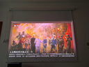 艾瑞尔 投影仪幕布 电动遥控升降【无异味左右插电】家用办公高清玻纤金属材质环保去黑边支持高清3D4K 高清白玻纤[包安装] [16:9]92英寸 实拍图