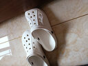 恒源祥 夏季洞洞鞋凉鞋男女外穿拖鞋户外休闲旅行两穿海边凉拖鞋沙滩鞋H22EYLY-215 白色 42 实拍图