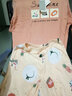 甜桔子女士睡衣女夏季短袖纯棉七分裤宽松家居服女短裤可外穿学生睡衣 MJF7065【100%棉七分裤套装】 XL /身高168-173 体重120-140 实拍图
