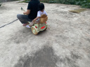哈喽贝比儿童电动车摩托车遥控可坐两人1-8岁男女小孩宝宝充电玩具童车 清新绿+双驱 实拍图