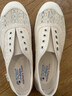 斯凯奇（Skechers）女平底鞋秋季网面蕾丝透气鞋子女士时尚低帮113821 乳白色/OFWT 39 实拍图