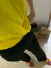 CONNY高腰提臀瑜伽裤女外穿舞蹈练功裤宽松广场舞服装跳舞裤跑步运动裤 黑色牛奶丝薄款 2XL 实拍图
