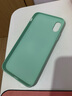 新爵 苹果x手机壳玻璃镜面iphone xs max xr液态硅胶防摔潮牌个性软全包超薄男女款 淡青绿【钢化玻璃背板】 适用苹果X/XS【5.8英寸】 实拍图