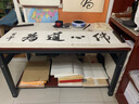 艾维曼写毛笔字书法的桌子家用实木书桌写字台榆木中式国学马鞍桌书法桌 140长*80宽*80高加固 实拍图