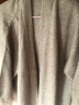 H&M女装针织衫空调衫新款时尚宽松无扣长开衫外套毛衣女0863595 混深米色 170/104A 晒单实拍图