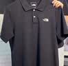 北面（The North Face）POLO衫男款短袖速干t恤简约休闲商务半袖透气春夏上新 黑色 M /170 实拍图
