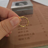周大福 竹节高升长青竹黄金戒指(工费120)15号约2.1g EOF193 实拍图