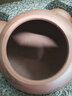 吉羊 宜兴紫砂壶茶具纯手工刻绘泡茶壶茶具 原矿紫泥景舟石瓢壶340ml 清风徐来 实拍图