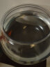 SOBO圆形鱼缸客厅桌面家用摔不烂pc塑料鱼缸高透明仿玻璃小型金鱼缸 【裸缸】35*26cm 实拍图