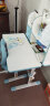 益威（EIEV） 儿童学习桌椅套装 中小学生写字桌椅 可升降书桌课桌书柜写字台 旗舰学习书桌+升级追背椅-王子蓝 晒单实拍图