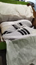 阿迪达斯（adidas）官方舰店男鞋冬季新款运动鞋透气潮流轻便缓震低帮休闲跑步鞋子男 HQ3790/黑白 42.5 实拍图