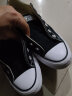 匡威（Converse）官方 All Star男女经典低帮帆布鞋黑色101001 101001/黑色 39 实拍图
