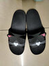 惠夫人浴室拖鞋女夏季居家防滑可爱情侣夏天家居塑料按摩凉拖鞋 小猫/ 黑色 40-41码(适合39/40码) 实拍图