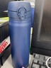 膳魔师（THERMOS）保温杯保冷杯磨砂蓝色 500ml 不锈钢车载水杯学生杯JNL-502-MANV 实拍图