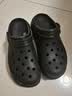CROCS卡骆驰檀健次同款经典泡芙洞洞鞋轻便舒适男女同款花园鞋|207521 黑色-001(含智必星) 43 (270mm) 实拍图