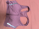 骆驼（CAMEL）运动内衣女跑步瑜伽健身外穿背心文胸 J0S1QL9905 流沙紫 S 实拍图