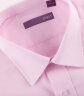 罗蒙（ROMON）长袖衬衫男士四季款大码衬衫商务休闲纯色斜纹小码衬衣男 粉色43 晒单实拍图