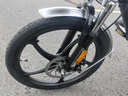 凤凰（Phoenix）电动自行车成人男女士锂电池电动车新国标小型助力电瓶车电单车 R3黑色【单速】20寸一体轮 10AH电动续航30公里 实拍图