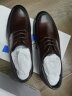 森达皮鞋牛皮上班工作商务正装鞋男士婚鞋Z3310CM9 棕色 41码 实拍图