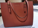 CHARLES&KEITH质感纯色大容量手提包托特包包女包女士生日礼物CK2-30781650-6 Brick砖色 XL 实拍图