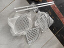 贝斯（BEISi） 浴室置物架太空铝卫生间置物篮壁挂收纳厕所3层三角架免钉免打孔五金挂件 实拍图