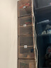 蚂蚁盒子（MAYIHEZI）免安装可折叠鞋盒茶色塑料鞋柜门口收纳防尘防潮鞋盒 1列10层10格 实拍图