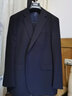 培罗蒙（BAROMON）【96.1%羊毛】西服套装男商务西装男整套男士商务轻正装新郎结婚 藏青 180D (裤子尺码请备注或留言) 实拍图