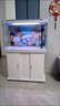 天宝鱼缸带柜子客厅家用中小型懒人免换水玻璃金鱼缸整套水族箱带氧气 820造景1+柜子+大礼包 实拍图
