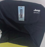 JEEP SPIRIT吉普T恤男夏季短袖男士V领纯色上衣透气短袖T恤男款 黑色 M  实拍图