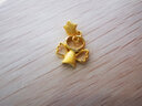 菜百首饰 黄金吊坠 足金可爱星星 天使 宝宝吊坠 计价 HJ 足金项坠（不含链） 约2.17g 实拍图