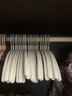 SP SAUCE日式衣架无痕晾衣架子挂衣架成人儿童通用衣服架防滑衣架子衣撑 常规款-灰色 20只组合装 实拍图