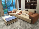 TAZA 沙发  意式极简模块沙发 别墅全屋定制客厅系列 现代轻奢沙发 Top Notch V级 全真皮 374cm 【模块1+5+1】 实拍图
