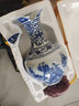 悦灵美 景德镇陶瓷青花瓷器花瓶插花摆件中式仿古家居客厅玄关装饰工艺 青花人物赏瓶+木底座 实拍图