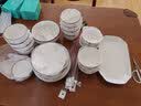 瓷魂陶瓷饭碗套装碗具吃饭完家用饭碗面碗汤碗 路易米饭碗 4只装 实拍图