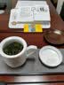 古镇陶瓷 景德镇玲珑过滤杯带盖陶瓷杯男士女士马克杯家用白瓷泡茶茶叶杯 中号整套过滤杯-招财进宝 实拍图