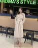柯妮丽人女士凉鞋女包头2026夏季新款百搭仙女风网红粗跟复古中跟女鞋 杏色 35 (225mm) 实拍图