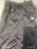 玺物加厚加绒裤子男秋冬休闲裤男直筒修身长裤棉裤工装裤保暖男装裤子 加绒黑色束脚+加绒黑色束脚 XL-建议110-140斤左右 实拍图