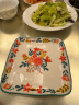 京东京造美式陶瓷盘子4个装 创意混搭菜盘家用点心盘陶瓷盘骨碟平盘6英寸 实拍图