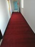 悦渔可定制裁剪地毯酒店大堂进门迎宾垫走廊楼梯过道防滑垫子电梯公司门口垫办公楼消毒地毯绒布胶底商用地毯 暗红色 定制尺寸请联系客服（单拍不发货） 实拍图