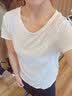 双秀瑜伽服女瑜伽服套装透气镂空美背高级感专业运动跑步普拉训练夏季 白色罩衫 XL (120-135斤) 实拍图