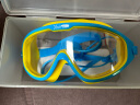 佑游儿童泳镜泳帽防水防雾大框男女童游泳镜泳帽套装6936 蓝黄 实拍图