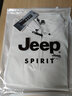 JEEP SPIRIT吉普短袖T恤男polo半袖新款男士夏季t恤衫商务休闲翻领上衣体恤纯 T118 白色 L (110-125斤) 实拍图