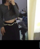 UR秋季新款女装旷野美拉德百搭修身针织开衫UWB940014 深灰 XS 实拍图