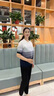 啄木鸟妈妈夏装洋气冰丝上衣服中年女装短袖T恤2024新款中老年大码套装 蓝色套装(上衣+束脚裤子) 2XL (推荐105-120斤) 实拍图